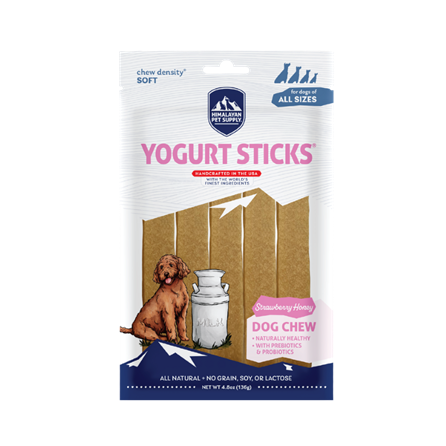 Himalayan Strawberry Honey Yogurt Sticks Dog Toy 4.8 oz