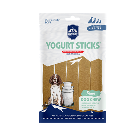 Himalayan Plain Yogurt Sticks dog Chew 4.8 oz