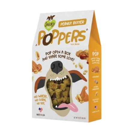 Snicky Snaks Poppers Peanut Butter Dog Treats 10 oz