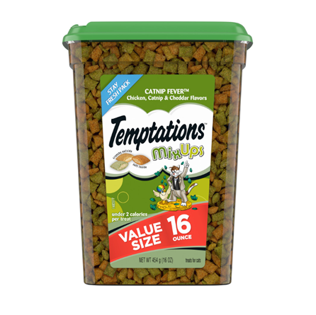 Temptations MixUps Crunchy and Soft Catnip Cat Treats 16 oz