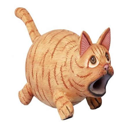 Songbird Essentials Big Mouth Orange Tabby Cat Bird House