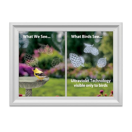 Window Alert Pinecone Decal Medley