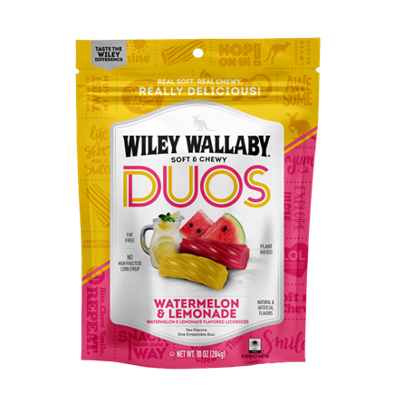 Wiley Wallaby Duos-Watermelon and Lemonade 10 oz