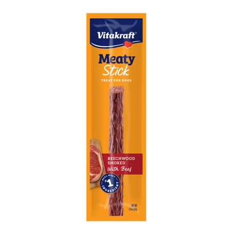 Vitakraft Meaty Stick Beef Dog Treat 1 oz