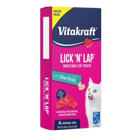 Vitakraft Lick N Lip Tuna Cat Treat 8.4 oz 16 count