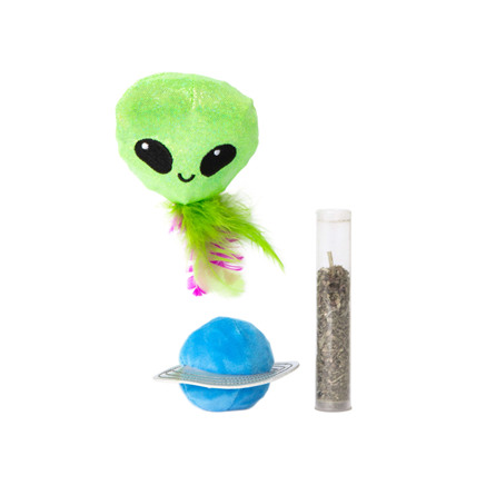 Quirky Kitty Space Adventure 2 Pack with Catnip Cat Toy